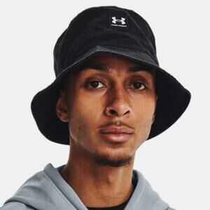 Under Armour Men's M/L Black Essential Bucket Hat Casual Active Streetwear F6-5